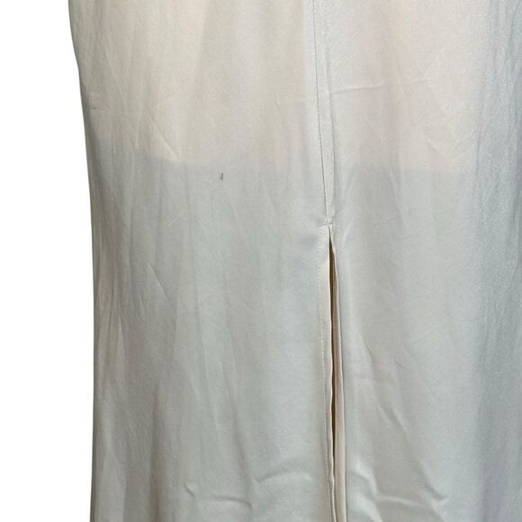 Saints and Secrets Nude Satin Cut Out Maxi Dress | Size S - Picture 7 of 13